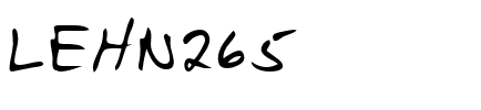 LEHN265 Regular.ttf