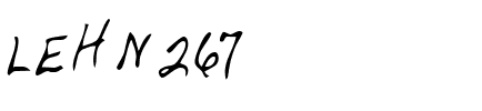 LEHN267 Regular.ttf