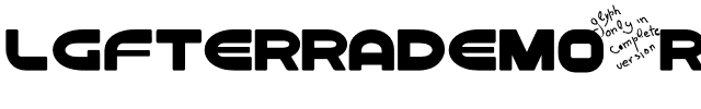 LGF TERRA DEMO Regular.otf