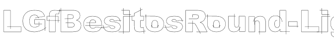 LGf Besitos Round Light.otf