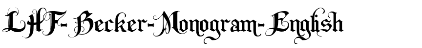 LHF Becker Monogram English Regular.ttf
