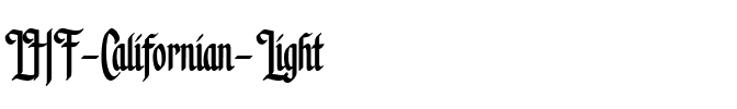 LHF Californian Light Regular.ttf