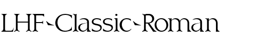 LHF Classic Roman Regular.ttf