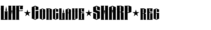 LHF Conclave SHARP reg Regular.ttf