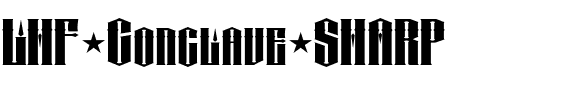 LHF Conclave Regular.ttf