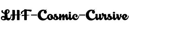 LHF Cosmic Cursive Regular.ttf