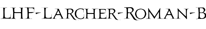 LHF Larcher Roman BETA Regular.ttf