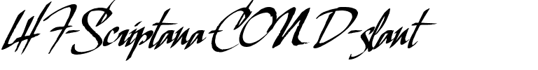 LHF Scriptana COND slant Regular.ttf