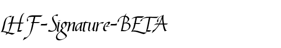 LHF Signature BETA Regular.ttf
