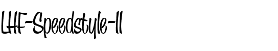 LHF Speedstyle II Regular.ttf