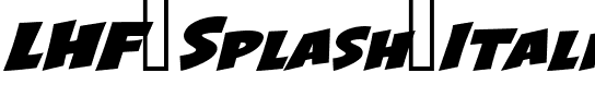 LHF Splash Italic Regular.ttf