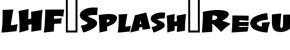 LHF Splash Regular Regular.ttf