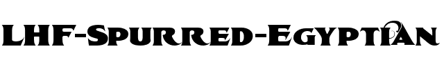 LHF Spurred Egyptian Regular.ttf