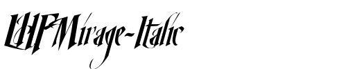 LHFMirage Italic.ttf