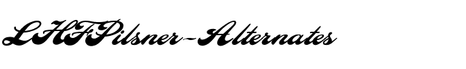 LHF Pilsner Regular.ttf