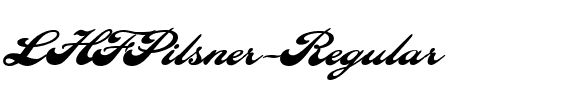 LHFPilsner Regular Regular.ttf