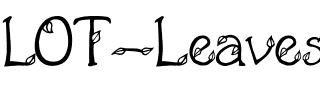 LOT Leaves Regular.ttf