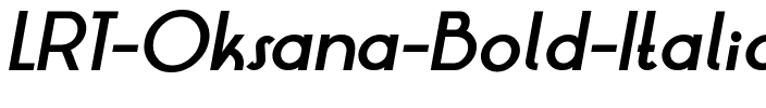 LRT Oksana Bold Italic.ttf