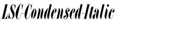 LSC Condensed Italic.ttf