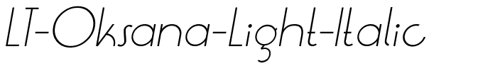 LT Oksana Light Italique.ttf