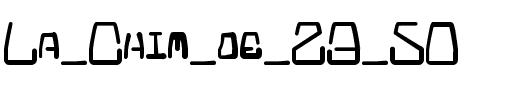 La Chim de 23:50 Normal.ttf
