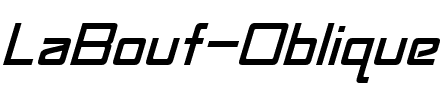LaBouf Oblique Normal.ttf