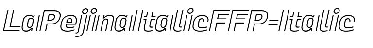 La Pejina Italic FFP Italic.otf
