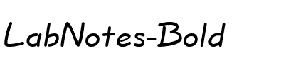 LabNotes Bold.ttf