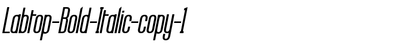 Labtop Bold Italic.ttf
