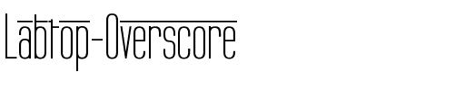 Labtop Overscore Regular.ttf