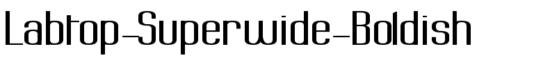 Labtop Superwide Boldish Regular.ttf