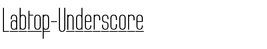 Labtop Underscore Regular.ttf