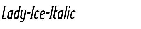 Lady Ice Italic.ttf
