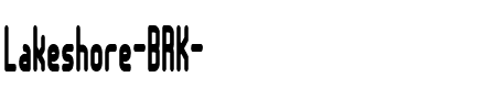 Lakeshore (BRK) Regular.ttf