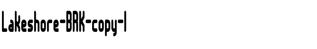 Lakeshore BRK Regular.ttf