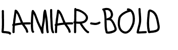 Lamiar Bold Bold.otf