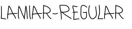 Lamiar Regular Regular.otf