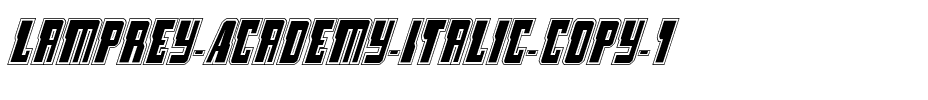 Lamprey Academy Italic Italic.ttf