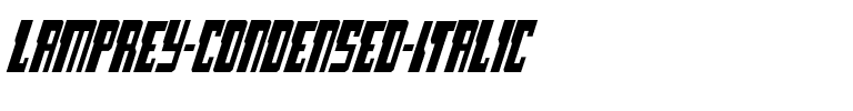Lamprey Condensed Italic Condensed Italic.ttf