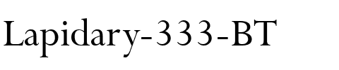 Lapidary333 BT Roman.ttf