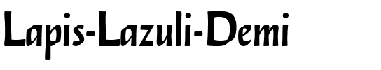 Lapis Lazuli Demi Regular.ttf