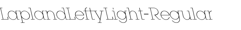 LaplandLeftyLight Regular.ttf