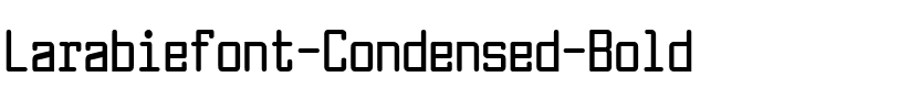 Larabiefont Condensed Bold.ttf