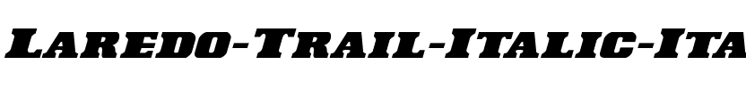 Laredo Trail Italic Italic.ttf