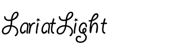 LariatLight Regular.ttf