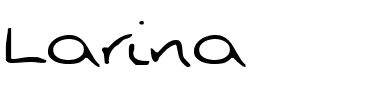 Larina hand.ttf