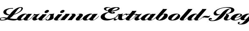 LarisimaExtrabold Regular.ttf