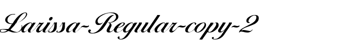 Larissa Regular.ttf