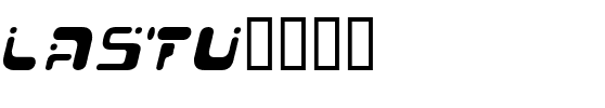Lastu # 1 Regular.ttf