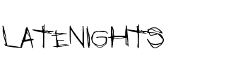LateNights Normal.ttf